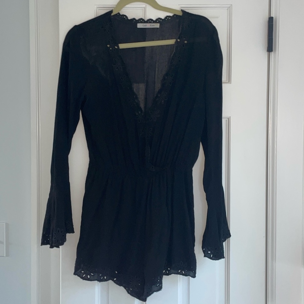 Adorable black romper